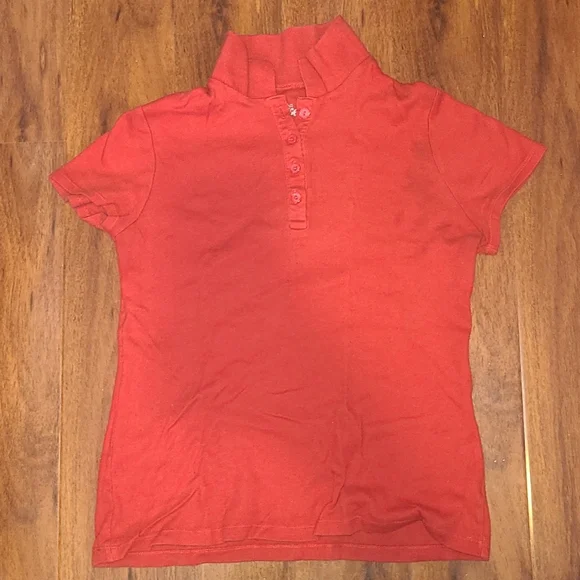 Red Kid's Polo - Picture 2 of 2